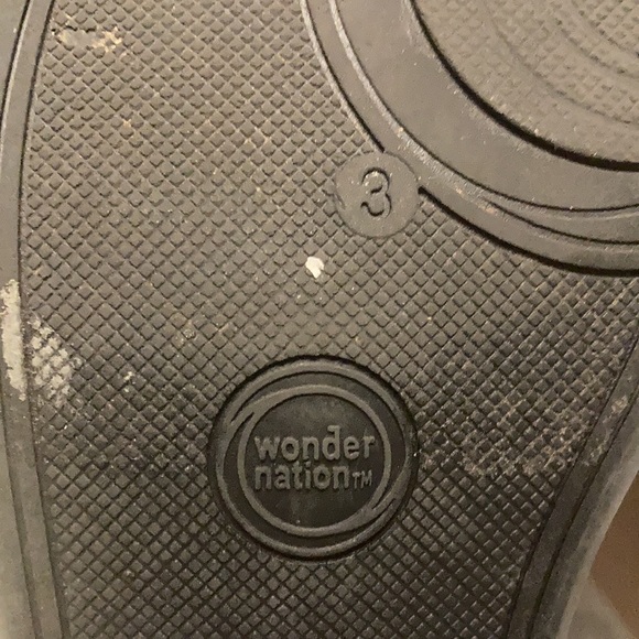 PRE-LOVED WONDER NATION SIZE 3 GREY TASSLE ZIPPERED BOOTS - Picture 4 of 12